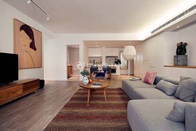 86平米现代简约小户型家居客厅装修设计图