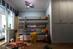 110平美式风格三居儿童房创意灯具设计图