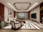 现代中式风格150平米三居室客厅装修效果图