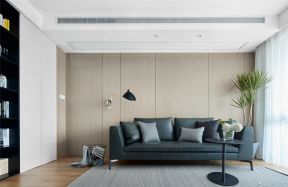 三居112平现代简约风格客厅沙发效果图欣赏