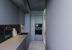 98平米三居室沉稳风格厨房装修设计效果图
