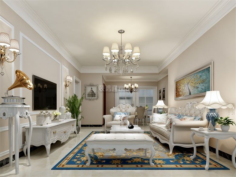 客厅地毯与沙发搭配 客厅地毯效果图 