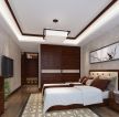 中式风格150平米三居室卧室衣柜装修效果图