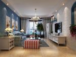 亚洲豪苑地中海风格100平米三居室装修效果图