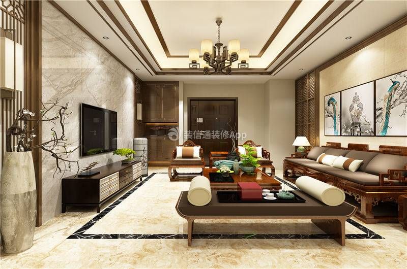 中式风格客厅装修效果图大全 中式风格客厅装修图片