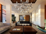东逸湾花园95平米三居室现代风格装修效果图