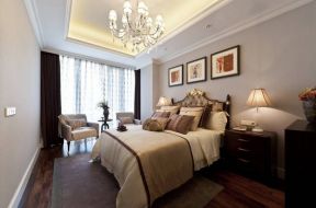 别墅290平欧式风格卧室装修设计图