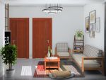 阳光·江山金岸现代简约100平米三居室装修案例