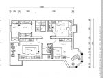 130平米三居室简欧风格装修设计效果图