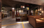 酒吧300平米工业风格装修设计效果图
