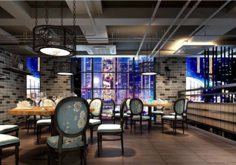 500平米餐厅中式风格装修设计效果图
