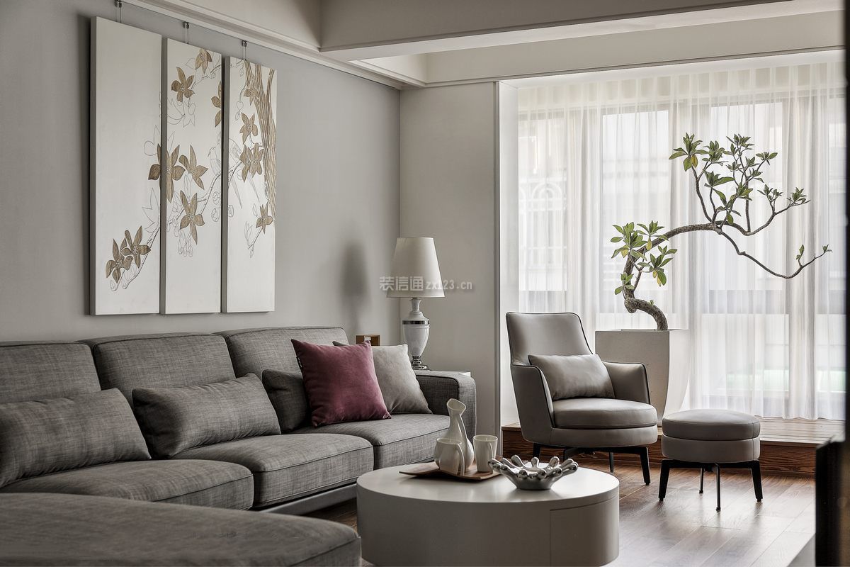 客厅沙发现代 客厅沙发墙设计效果图 