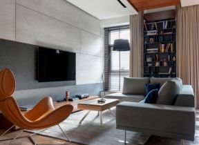 沙发椅装修效果图片 客厅电视墙造型图 客厅电视墙造型