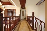 480平米东南亚风格别墅楼梯过道装修效果图