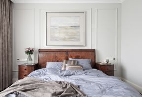 美式风格家居主卧室床头柜装修图片一览