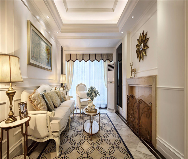 海亮天城133平四室两厅装修设计案例