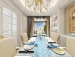 中海碧林湾129平米三居室欧式风格装修设计效果图