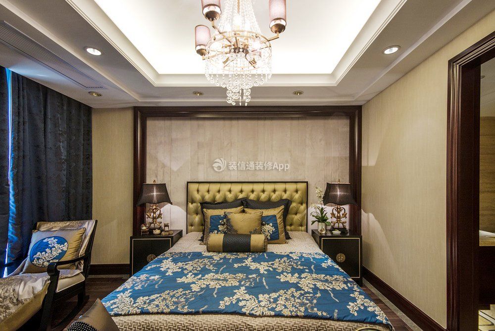 2023上海高档别墅主卧室装修设计图片 