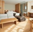 上海酒店房间实木地板装修设计图片