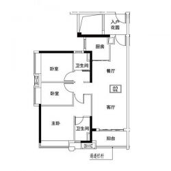 保利·罗兰国际户型图