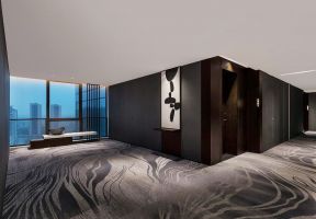 上海高级酒店走廊地毯装修图片大全2023