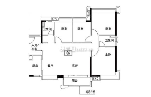 广州保利罗兰国际户型图