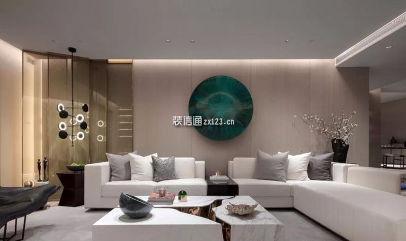 新中式客厅装修中西合璧中式风格展示