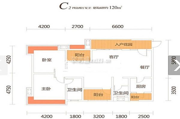 江语城C2户型图