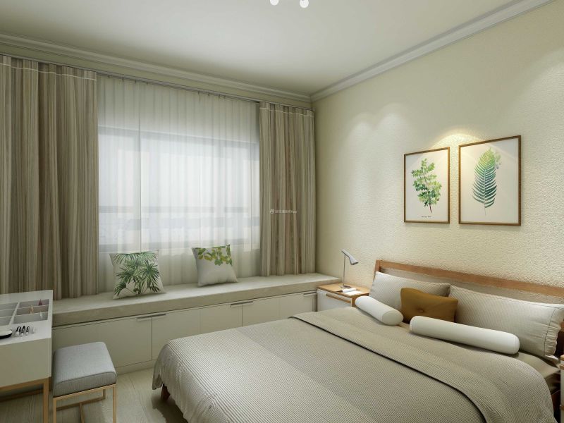 禹州中央城93平米现代风格三居室装修设计图