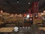 重庆小面餐厅60平米装修效果图