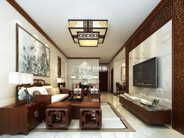 中式风格客厅设计图