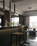 光华国际现代风格128平三居室装修效果图