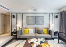 晉源區(qū)怡佳天一城170平米現(xiàn)代輕奢風格裝修案例效果圖，觀景陽臺讓人羨慕