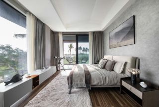杭州现代风格高端别墅卧室装修装饰图片