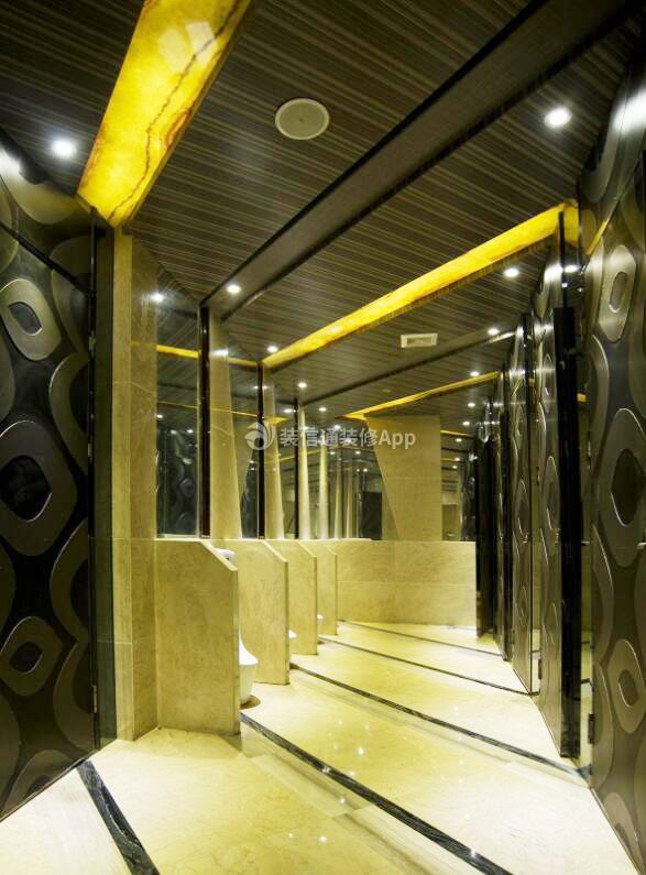 杭州现代风格ktv卫生间装潢设计效果图