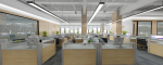 环球金融城工业风格办公室装修设计展示