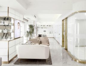 上海现代简约美容店室内装修效果图赏析