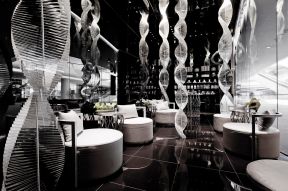 上海现代风格美容店大厅沙发装修图片