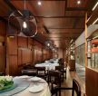 上海高级饭店餐厅复古风格装修效果图