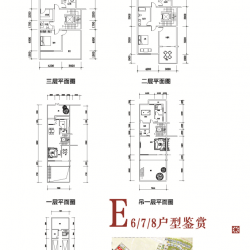 一品养尊户型图，E户型