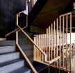 2023合肥餐馆室内旋转楼梯装修设计