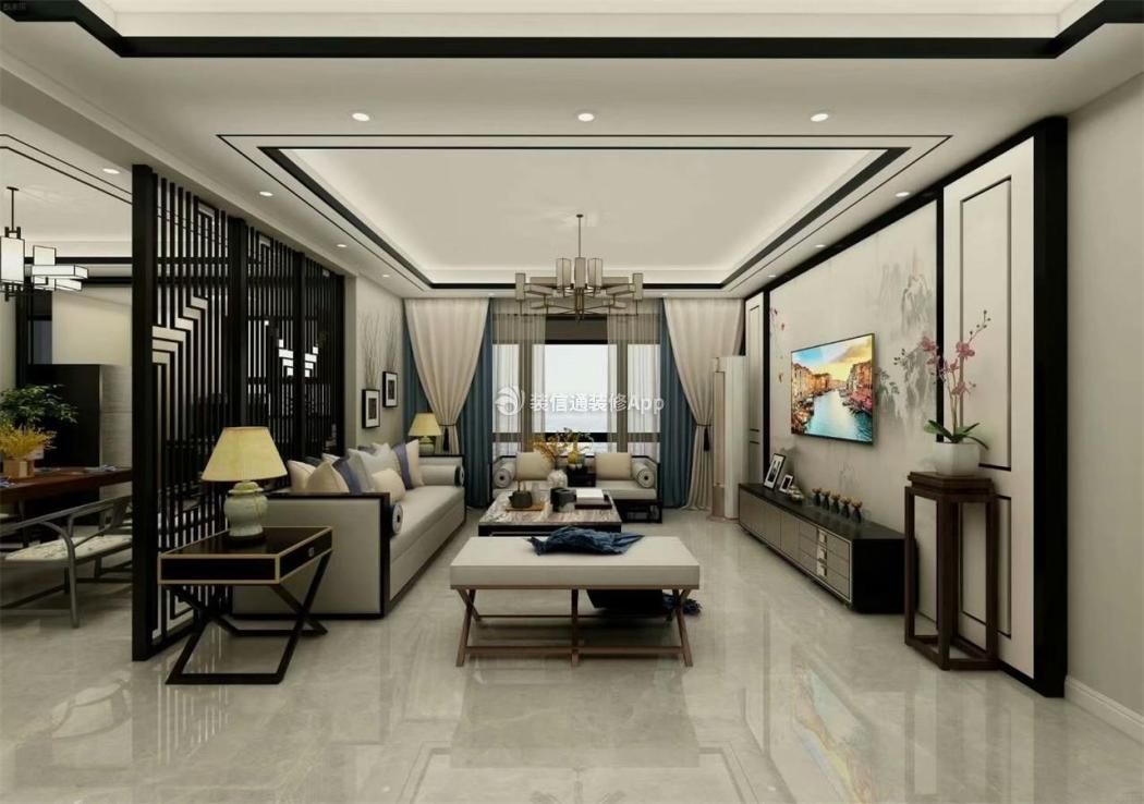 新中式风格客厅设计 新中式风格客厅图片