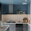 合肥欧式风格小户型公寓厨房装修实景图