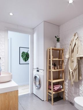 合肥小户型北欧风格公寓卫生间装修效果图