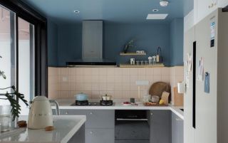 合肥欧式风格小户型公寓厨房装修实景图