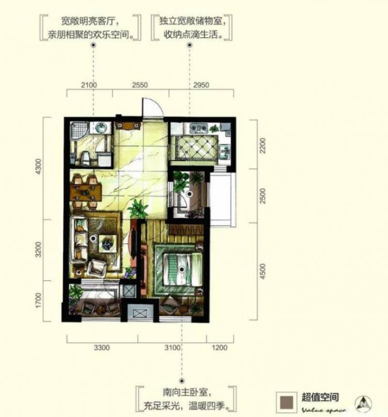 大连大华锦绣华城户型图