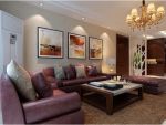 紫荆苑小区140平米三居室现代风格装修效果