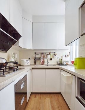 小户型厨房装潢 小户型厨房装修图 白色厨房装修效果图大全 