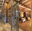 重庆酒店餐厅玻璃门装修设计图