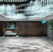 重庆酒店大厅水晶灯装修设计图片2023